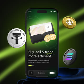 Interface de trading Partélance visible sur un appareil mobile